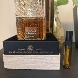 Lattafa Khamrah Unisex Eau de Parfum - 5ml tester