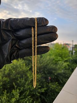 20” 3.0mm Miami Cuban Link Chain | Gold Over .925 Italian Sterling Silver
