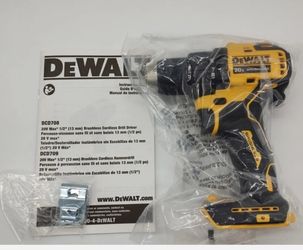 Dewalt DCD708 Atomic 20V 20 Volt Max Li-Ion 1/2” Brushless Drill Driver