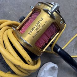 80  international lp electric reel with rod for sale