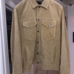 Todd Snyder Calfskin Jacket With Garment Bag