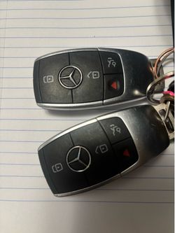 OEM Mercedes-Benz A220 Smart Key Fobs (2) - Genuine Factory Keys