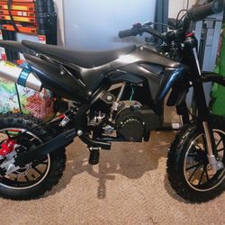 Brand new 49cc 2-stroke dirtbike for kids and adults minibike