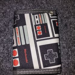 Nintendo game controller Velcro Wallet