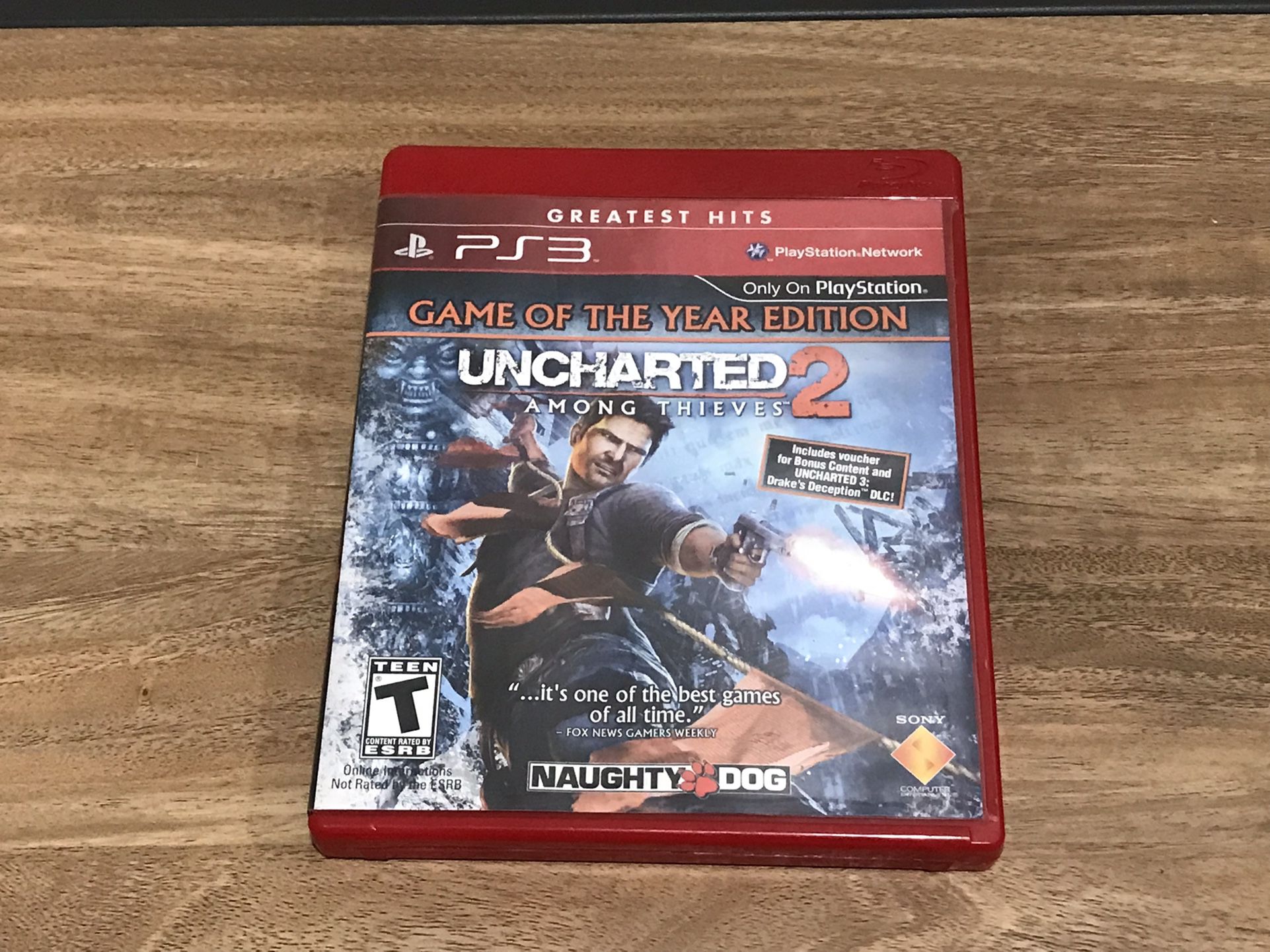 PS3 Uncharted 2 Among Thieves Game Of The Year