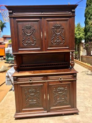 New And Used Antique Cabinets For In Chula Vista Ca Offerup Large Cabinet Hutch Wood Wooden Antique Vintage