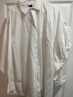 White dockers long sleeve shirt xxl