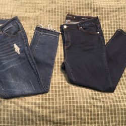 2 Pairs Of Jeans For $15 Size 16