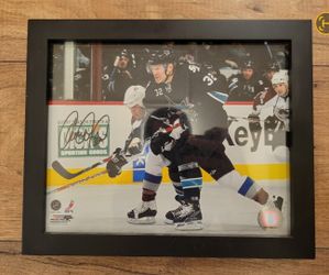 Claude Lemieux Sharks Autographed and Framed 8×10 Photo