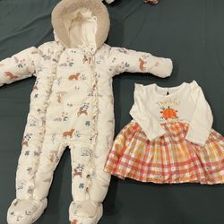 Bunting Suit and Thanksgiving Dress