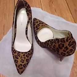 Cheetah print heels