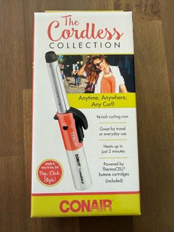 Cordless 5/8 curling iron -New