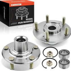 A-Premium 2 x Front Wheel Bearing and Hub Assembly with 5-Lug Compatible