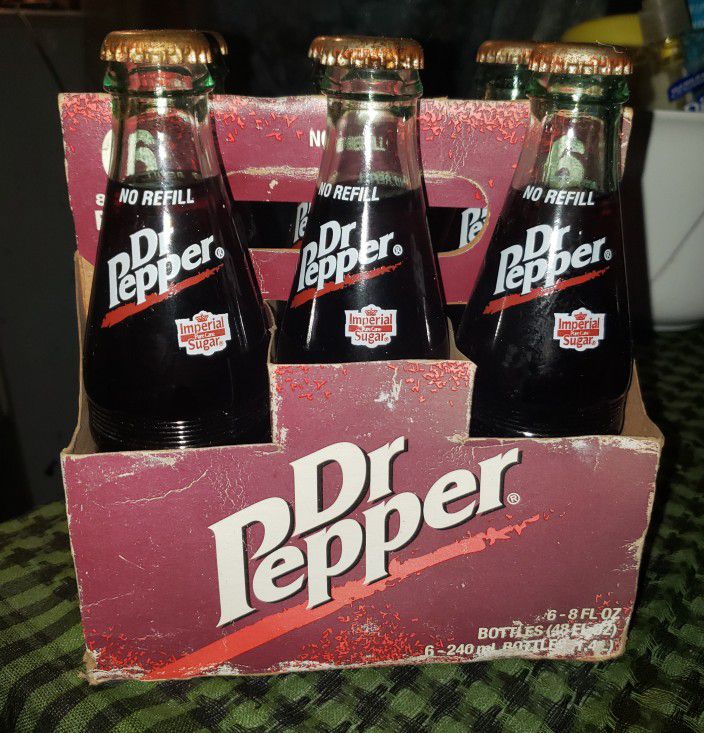 Vintage Mini 6 Pk Dr Pepper Glass Bottles for Sale in Dallas, TX - OfferUp