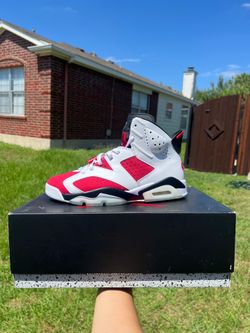 Jordan 6 carmine size 8.5