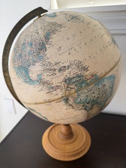 Vintage Replogle Globe World Classic Series 18.5 inch Diameter On Stand
