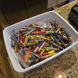 Bin Of Crayons 