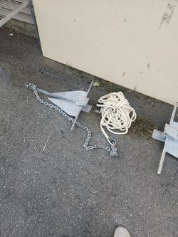 Anchor chain and rope