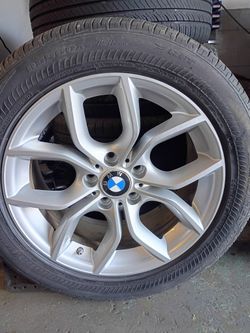 4 8J X18 BMW RIMS WITH TIRES