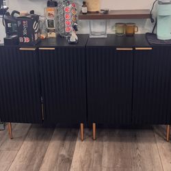 Sideboard Buffet Storage Cabinet (Set of 2)