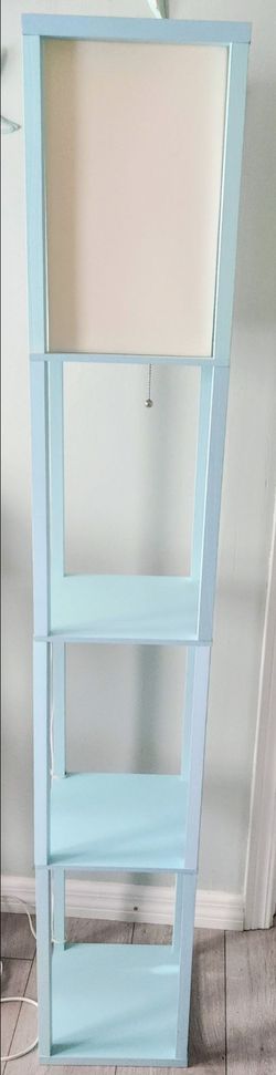 Coastal Color Tall Floor With 3 Shelves
