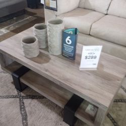 Rustic Oak Coffee Table 