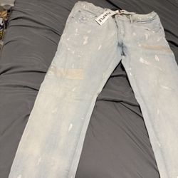 Purple Jeans Size 34 Never Worn 