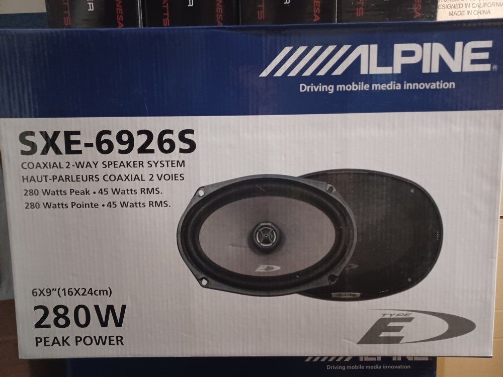 Alpine 6x9 Speakers