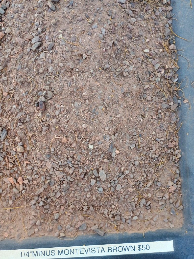 1/4" Minus Monte Vista Brown