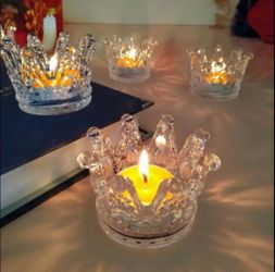 Cute Small Crown Candle Holder $6 each