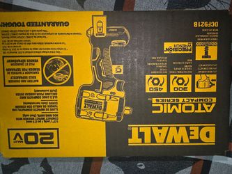 New Dewalt 1/2" atomic impact with hog ring, tool only, price firm