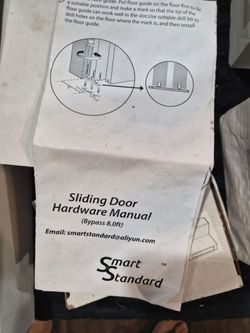 Sliding doors hardware only no doors