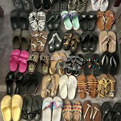 Women’s Size 10 Shoes - 79 Pairs Total