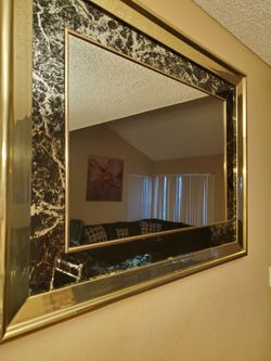Gold Wall Mirror