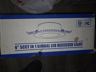 GIMBAL LED RECESSED LIGHT 6inches