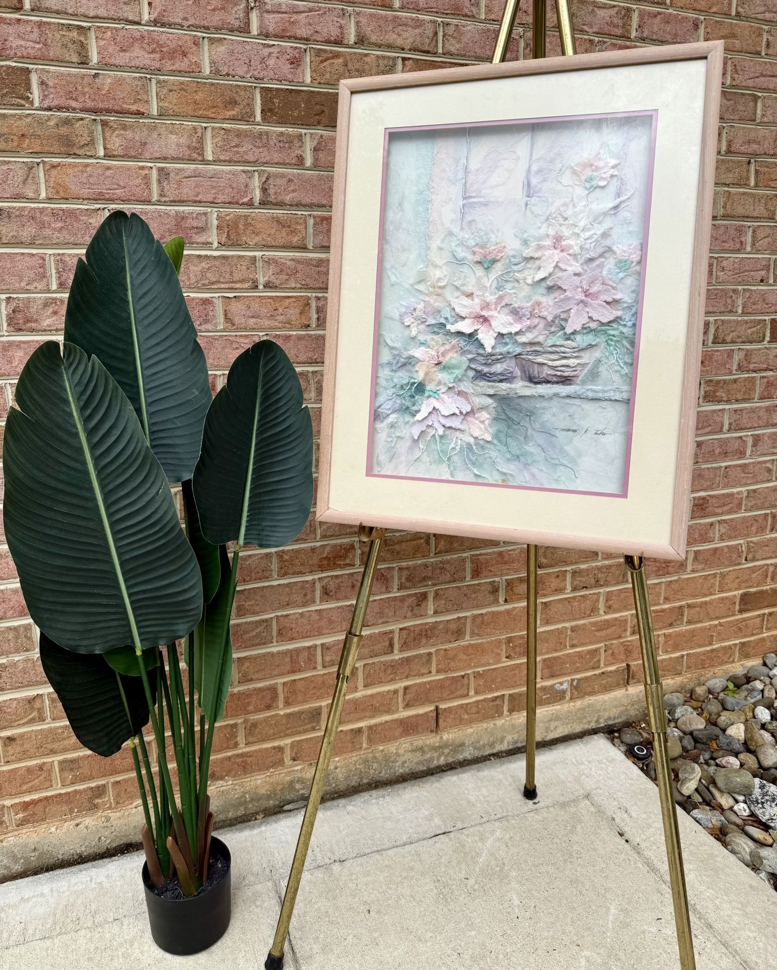 3D Pastel Floral Wall Art by Marcus B. Tucker