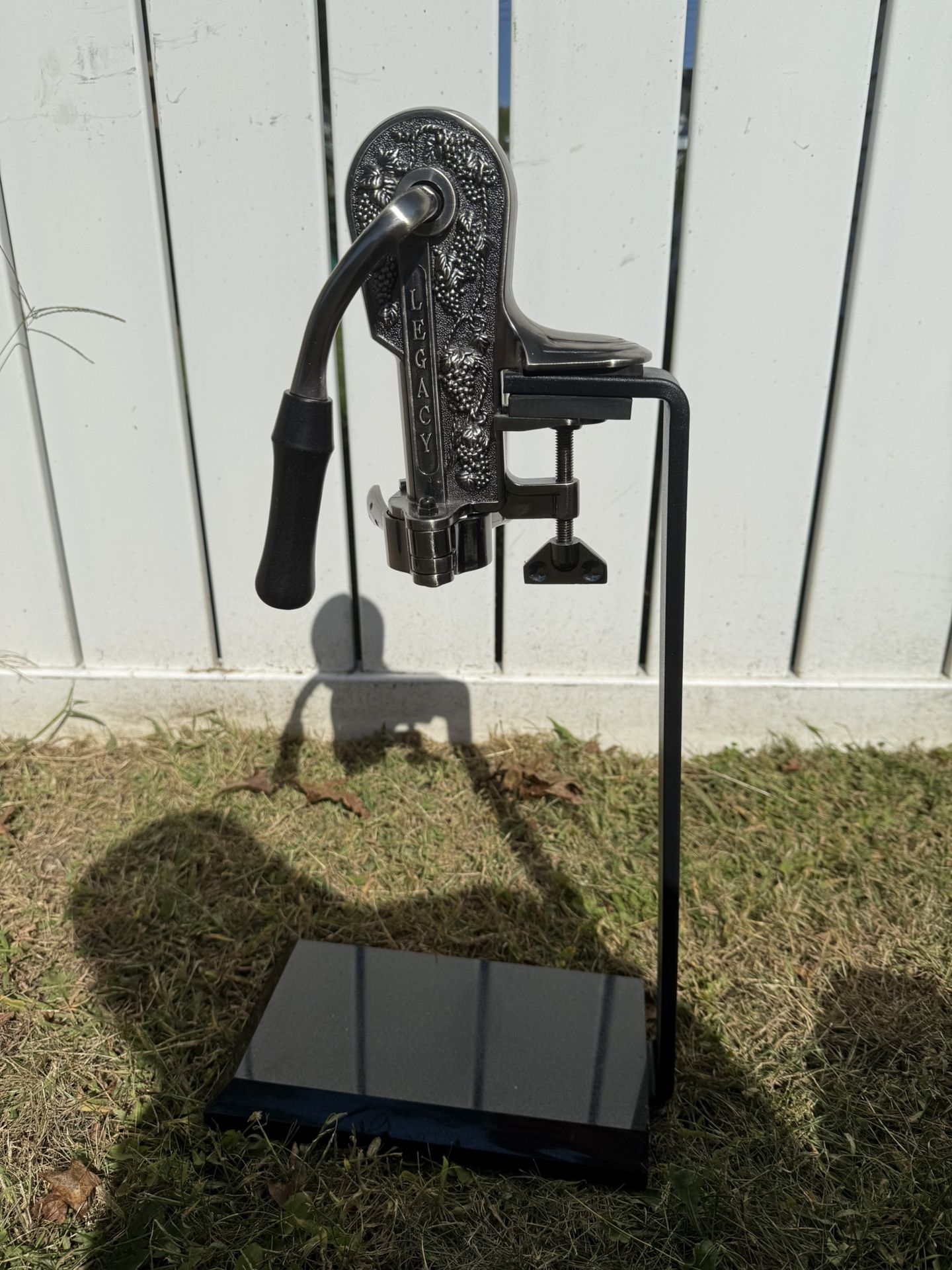 legacy Corkscrew with Black Marble Stand and Handle (Antique Bronze)