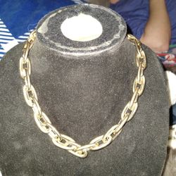 Big Gold Chain Necklace 