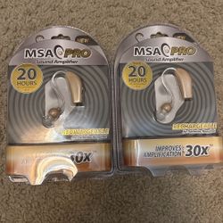 Set of MSA PRO hearing aids
