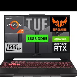 Asus Gaming laptop pc and Monitor