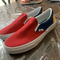 Multicolored Vans 