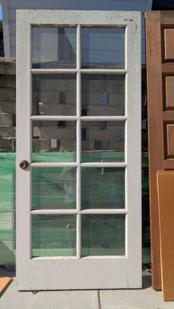 French door, one light exterior