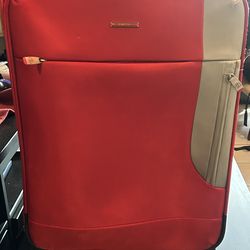 Carry- On 21". Italian Red Trolley Luggage. Great Condition.