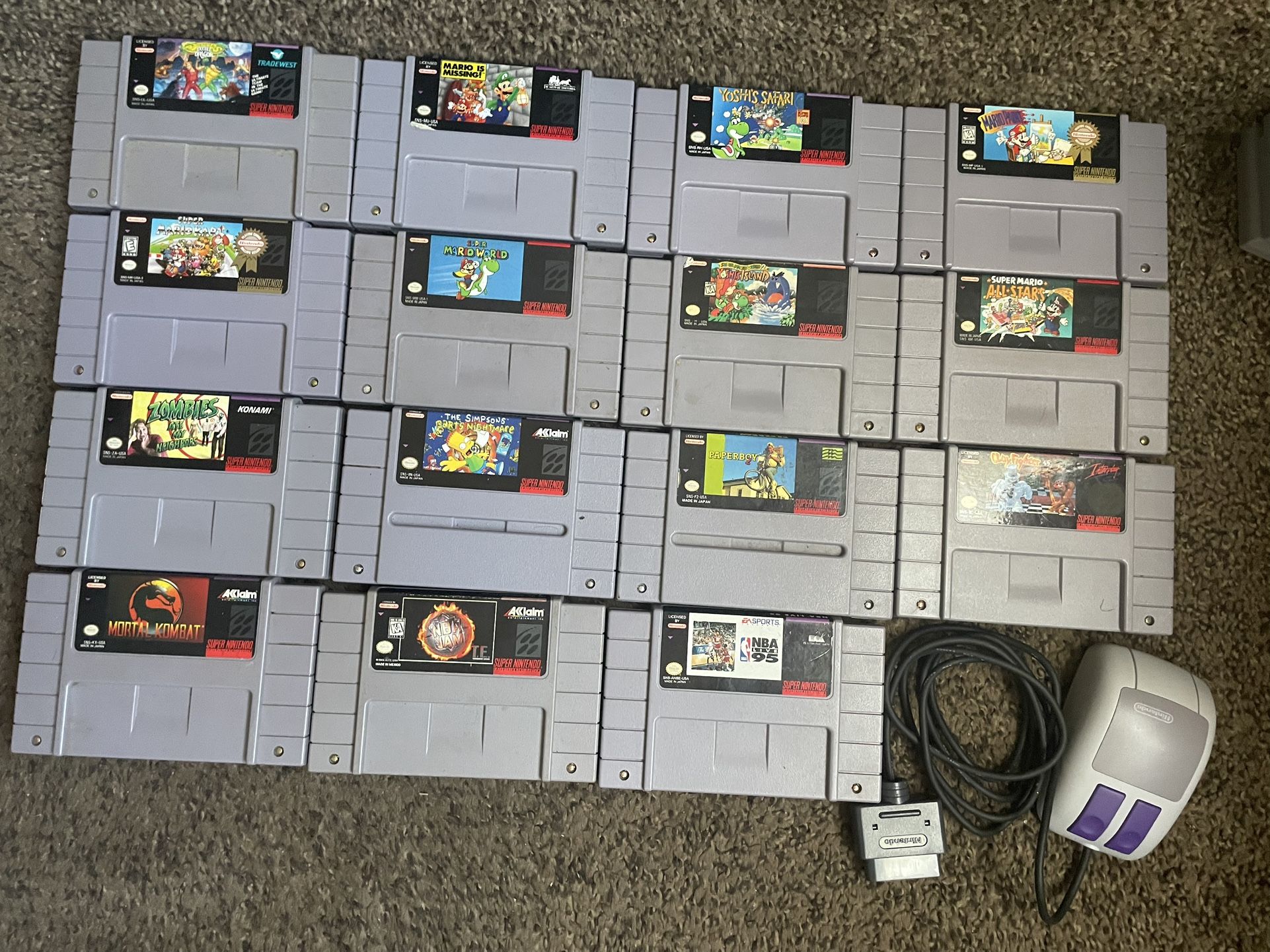 SNES  Games For Sale!!!