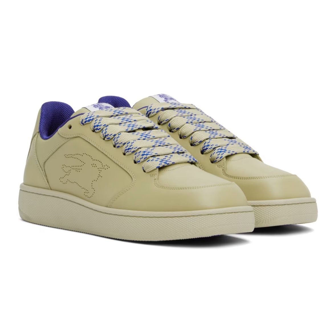 Burberry Leather Stock Sneakers