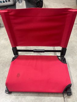 Red Folding Stadium Bleacher Seat