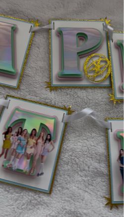 Katseye Happy Birthday banner