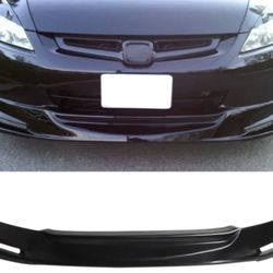Fits 03-05 Honda Accord Sedan 4Door Mugen Style Front Bumper Lip Spoiler PU