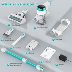 Tikom Cordless Stick Vacuum 6-in-1 LED Headlight ( Brand New, Never Used ) For $45