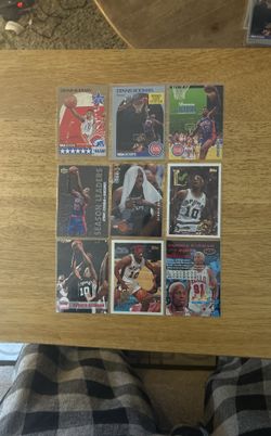 Dennis Rodman Lot Of 9 Basketball Cards